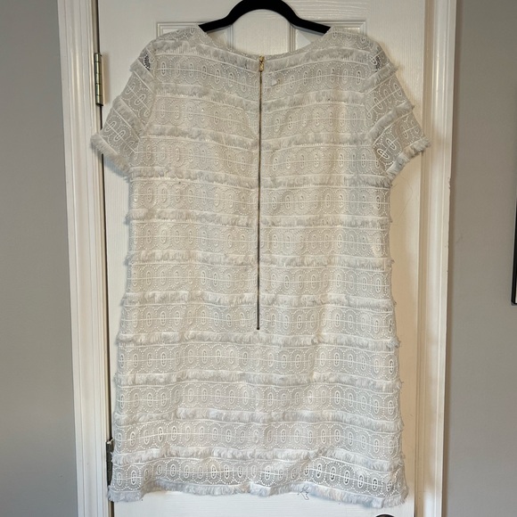 Fringe Lace Shift Dress - Picture 3 of 5